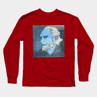 CHARLES BUKOWSKI, WRITER AND BARFLY Long Sleeve T-Shirt